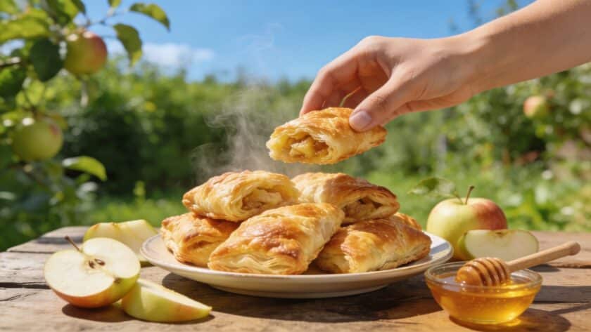 Ces beignets feuilletés à la pomme sans friture sont prêts en 15 minutes chrono