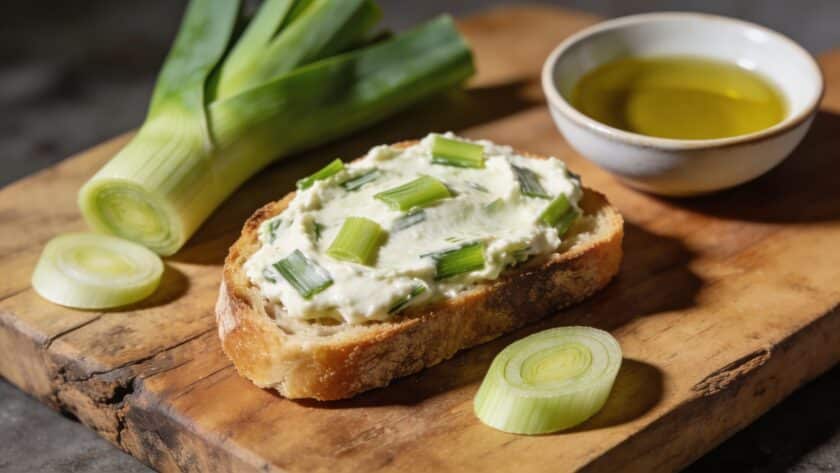 Cette tartinade aux poireaux à 4 ingrédients fait oublier le houmous dès le premier apéro de printemps
