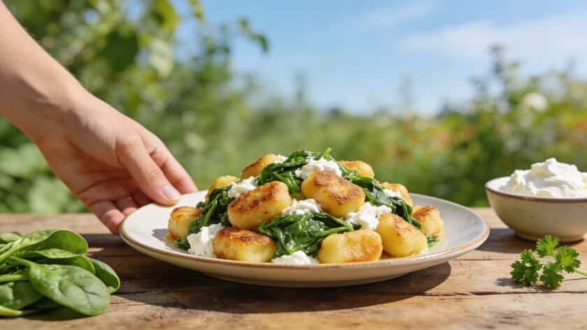 Gnocchis poêlés aux épinards et ricotta : le dîner de printemps prêt en 15 minutes qui remplace les pâtes du quotidien